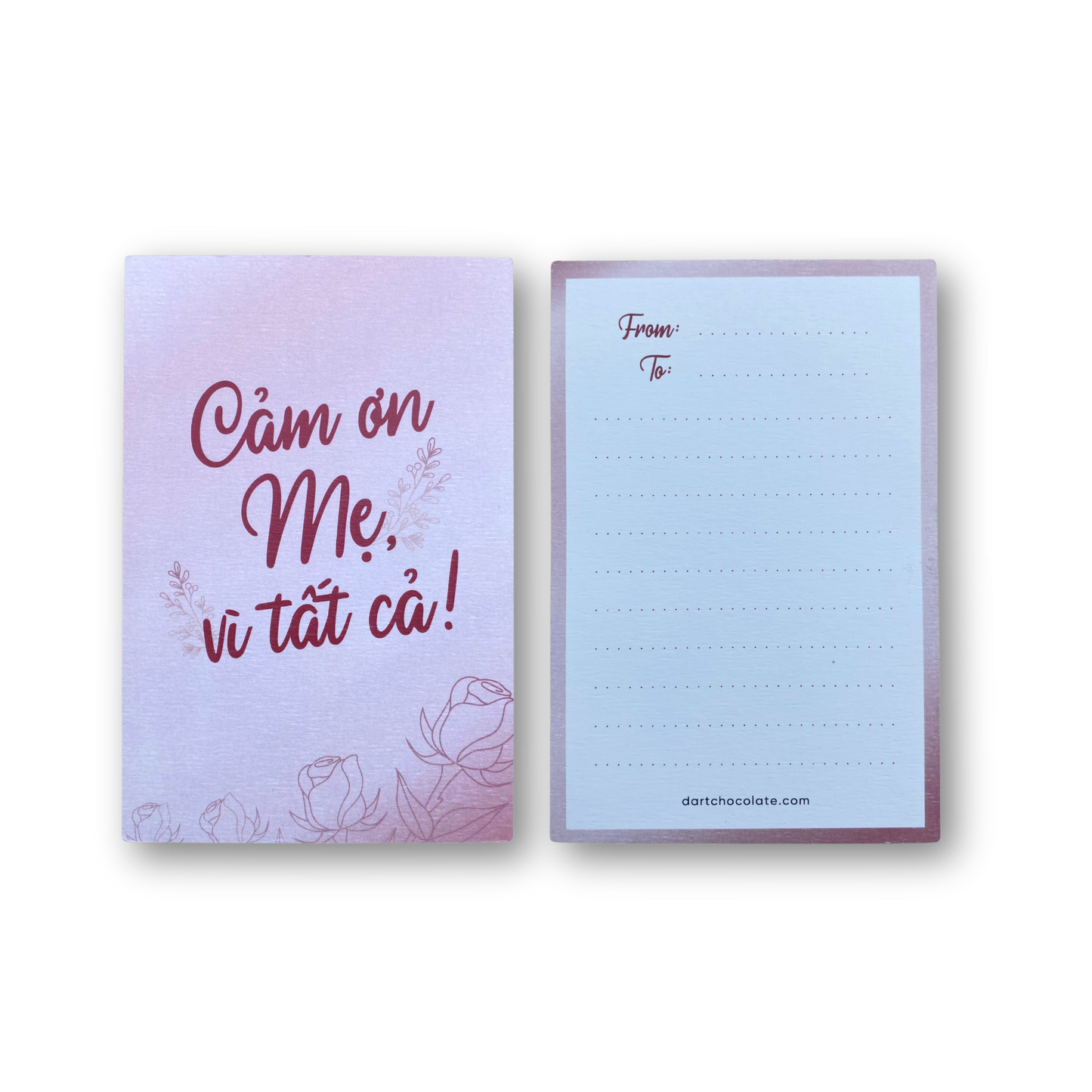 Thiệp "Cảm ơn mẹ, vì tất cả"