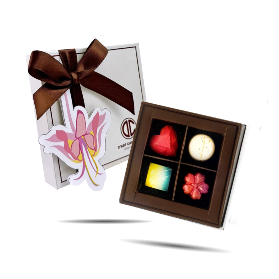 Hộp Socola Tươi 4 Viên