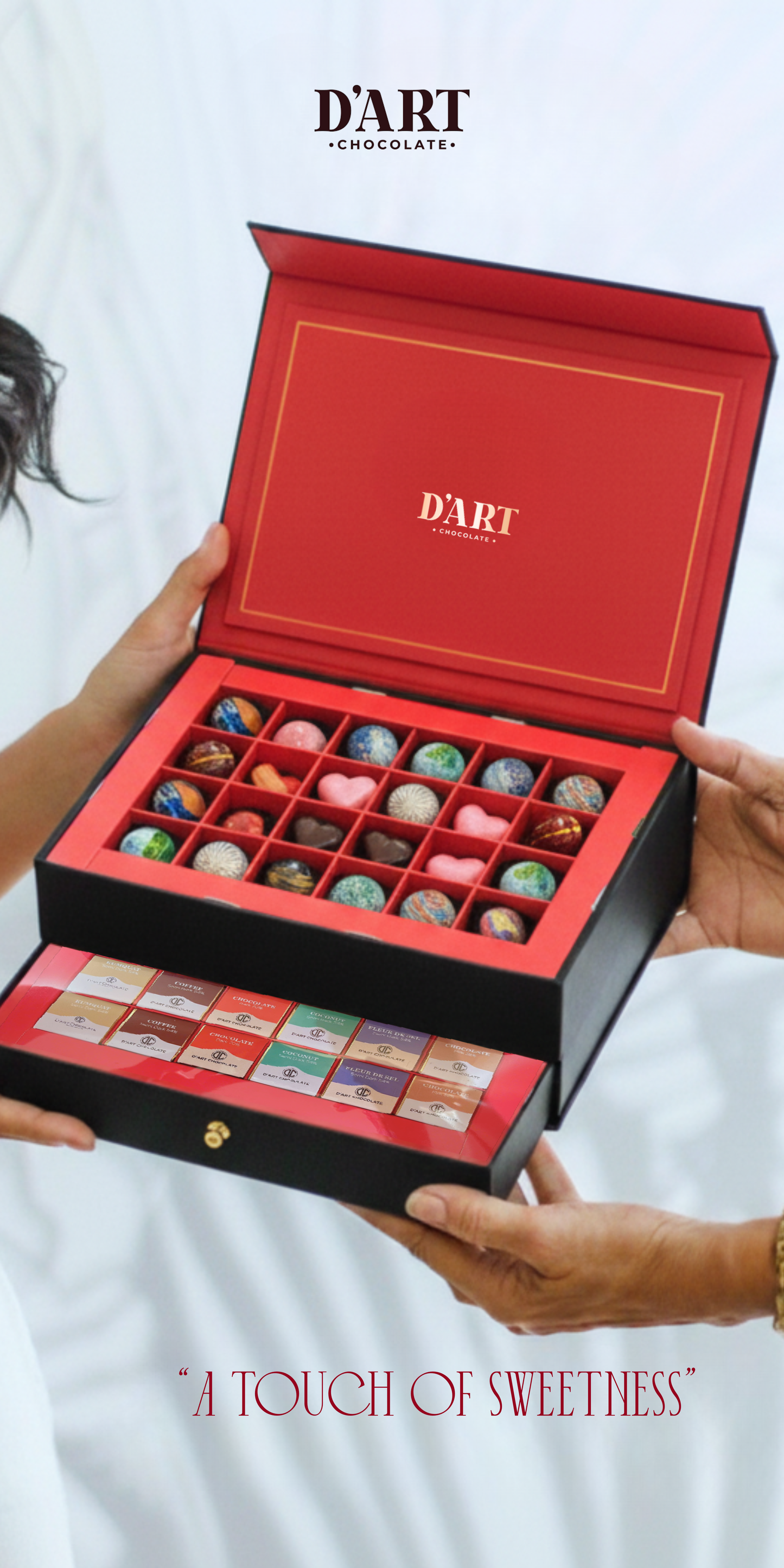 Hộp premium 2 tầng - Quà Valentine Cao Cấp