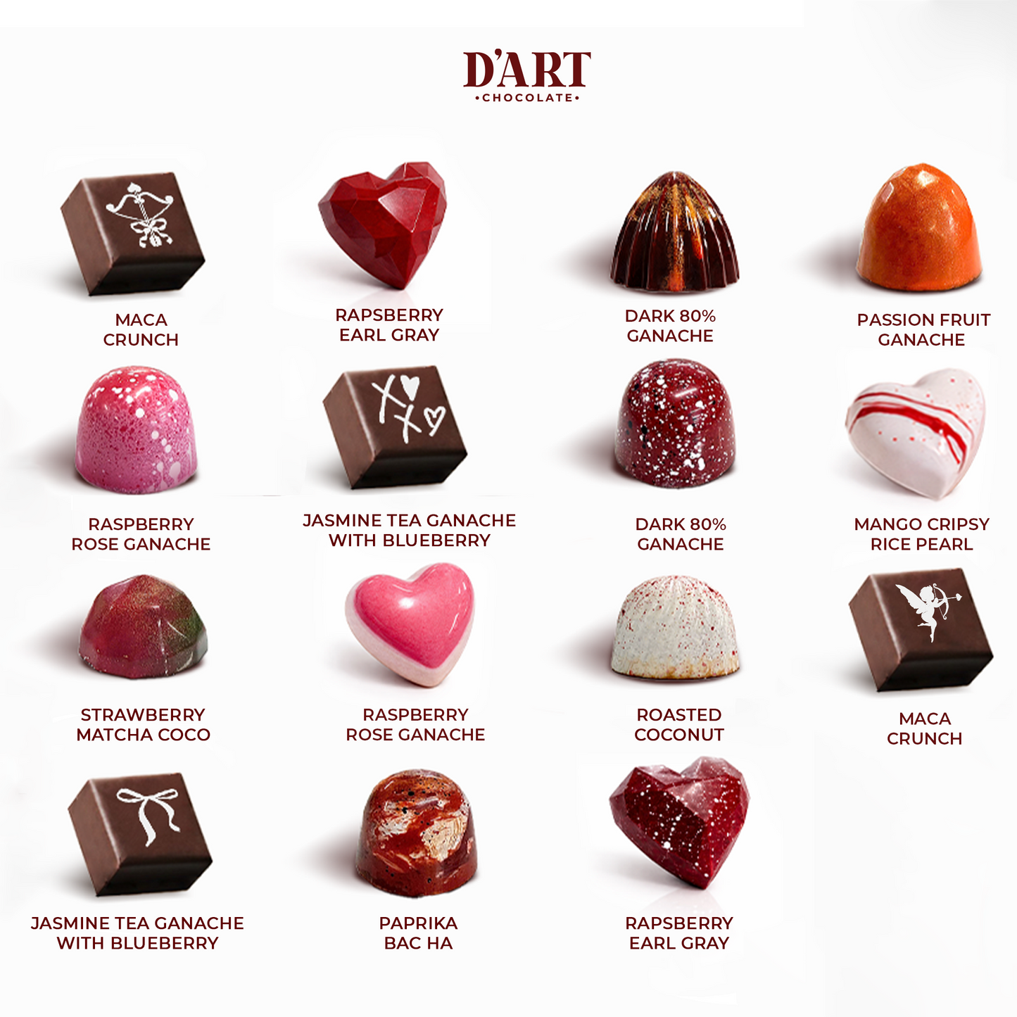 Hộp Socola Tươi 24 Viên Rose's Whisper - Quà Valentine Cao Cấp