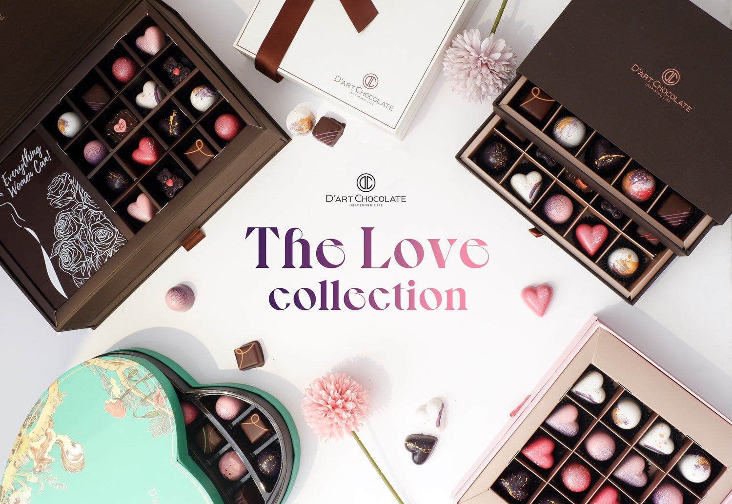 Socola quà tặng, chocolate gift box, love collection, dart chocolate