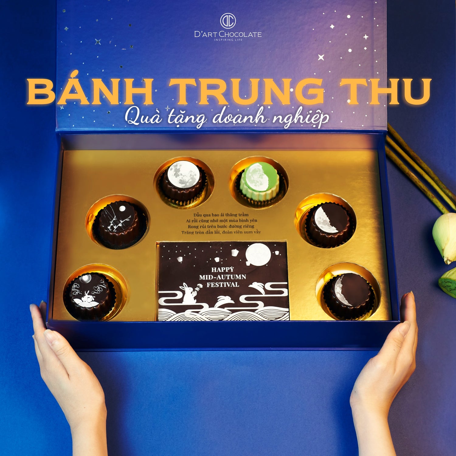 BÁNH TRUNG THU CHOCOLATE 2022 - GIẢI PHÁP QUÀ TẶNG CHO DOANH NGHIỆP